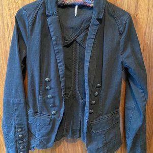 FREE PEOPLE MILITARY STYLE JACKET size XS